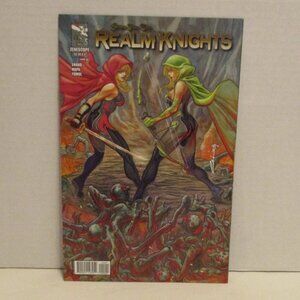 Grimm Fairy Tales Realm Knights #2 Cover B Medium Black White Action Comic Book